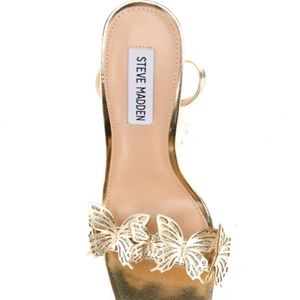 Metallic Heels Good Condition